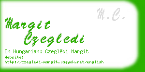 margit czegledi business card